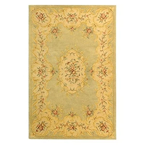 Traditional Rug - Bergama Wool Pile -Light Green/Beige - Picture 1 of 1