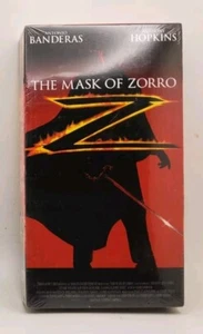 The Mask Of Zorro VHS, Sealed, 1998 Columbia Tristar Home Video - Picture 1 of 2