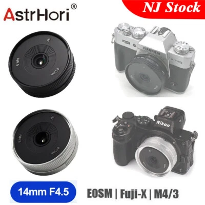 Lente Prime Ultra Grande Angular US Astrhori 14mm F4.5 MF para Montagem FX / EF-M / M4/3 - Imagem 1 de 4