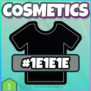 Roblox World Zero WZ - COSMETIC - #1E1E1E BLACK HEX ITEMS - Picture 1 of 128