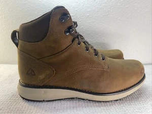 Alpine Design Boots Mens 10.5 Brown Leather Lace Up Ortholite Comfort AD18MC001 - Picture 1 of 13