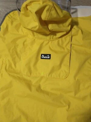 Slow Dog Raincoat Hood Reflective Yellow Reversible SizeS/M - Image 1 of 4
