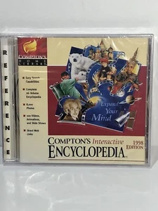 Vintage 1998 Compton's Home Library Interactive Encyclopedia CD-ROM TLC Sealed! - Picture 1 of 2