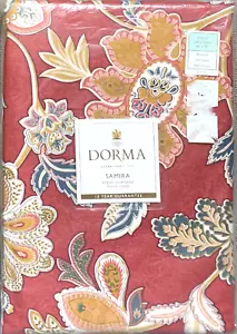 Dunelm Dorma Samira Red Classic Blackout Eyelet Curtains 66"x54",66"x72",66"x90" - Picture 1 of 11