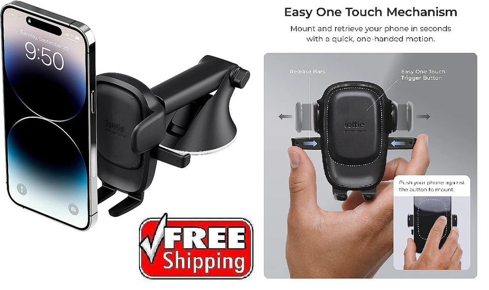 iOttie Easy One Touch 6 Universal Car Mount Dashboard & Windshield
