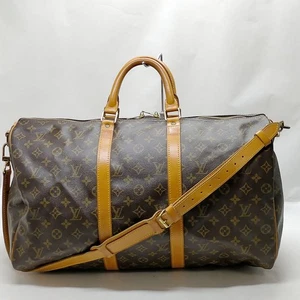 Louis Vuitton LV Boston Bag Keepall Bandouliere 50 Brown Monogram 1656342 - Picture 1 of 21