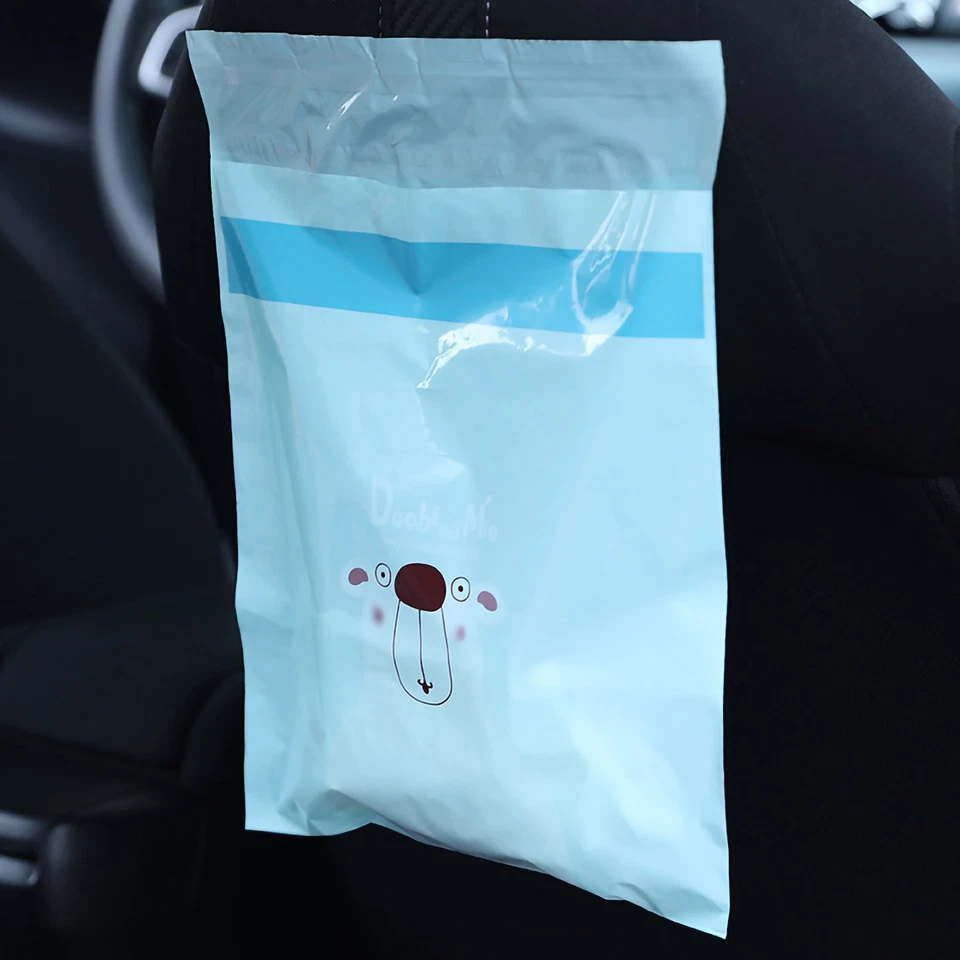 15pcs Car Trash Bag Disposable Leakproof Garbage Bags Waterproof Self Adhesive - Image 1 of 1