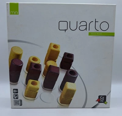 QUARTO Classic Wooden Abstract Strategy Board Game Gigamic OPEN/UNUSED  - Image 1 of 4