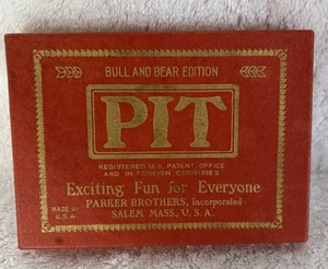 VINTAGE Pit Card Game 1919 Bull and Bear Edition COMPLETE Parker Brothers - Picture 1 of 7