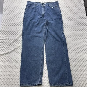 Harley Davidson Jeans Mens Size 38x34 Straight Leg Denim Blue Cotton - Picture 1 of 14