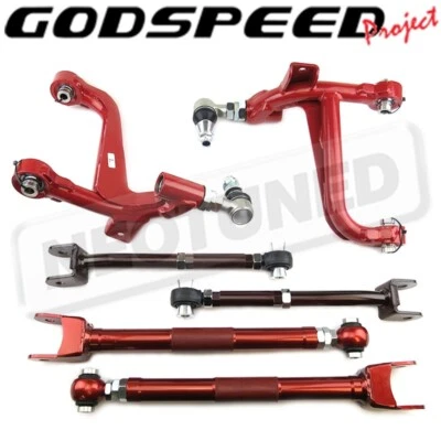 Godspeed Adjustable Rear Upper + Lower Camber + Toe Arm Kit For Infiniti G37 G25 - Image 1 of 4