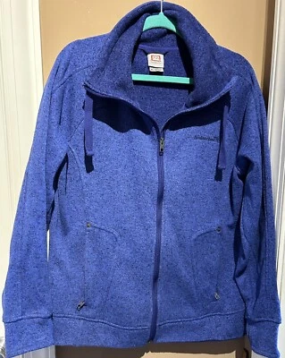 Avalanche Jacket Womens Extra Large Blue Fleece Full Zip Pockets Logo EUC - Image 1 of 4