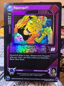 DBZ CCG DRAGON BALL Z GT PAPARRAPA!!! #243 LIMITED FLAT FOIL ULTRA RARE VLP 2004 - Picture 1 of 2