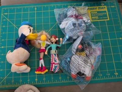  De colección Walt Disney Pato Donald Astillas de Madera Llena Coca-Cola Oso Polar Pingüino Mc  Foto 1 de 4