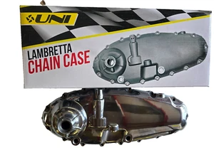 Lambretta GP DL SX LI TV Polished Chaincase Side Casing - UNI - Picture 1 of 3