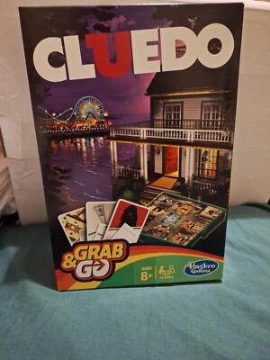 Hasbro Family Gaming Grab And Go Cluedo Travel Game - Image 1 of 3
