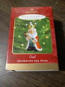 King Dad - Andenken Ornament - Hallmark 2000 - Neu Open Box - Bild 1 von 3