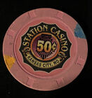 STATION CASINO  $.50 FIFTY CENTS CASINO CHIP - KANSAS CITY MO