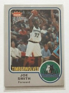 Joe Smith (Timberwolves) 2002-03 Fleer Platinum basketball PLATINUM FINISH /100