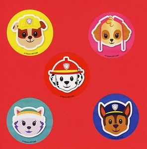 15 Paw Patrol Dogs Emoji Large Stickers - Marshall, Rubble, Skye, Chase, Everest - Picture 1 of 1