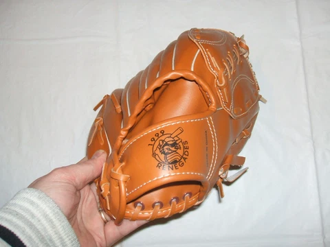 Hudson Valley Renegades 1999 MiLB Youth Baseball Glove Mitt WRRV 92.7 96.9 FM Cover
