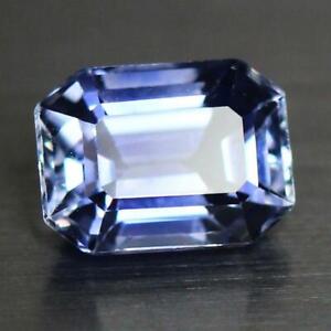 1.56ct Sri Lanka Natural Blue Sapphire Blue Emerald Shape Natural Gemstone Rare