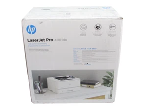 HP LaserJet Pro 4001dn Monochrome High Performance Printer Open Box - Picture 1 of 4