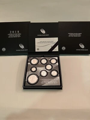 2018 S UNITED STATES MINT LIMITED EDITION SILVER PROOF SET. WITH  O G P  + C O A - Image 1 of 4