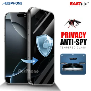 2x Privacy Tempered Screen Protector For Phone 16 15 14 13 12 11 Pro XS Max XR - Picture 1 of 42
