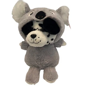 Peluche Midwood Brands Toymazing 10" Perro Dálmata Vestir Animal Gris Koala NUEVO - Imagen 1 de 9