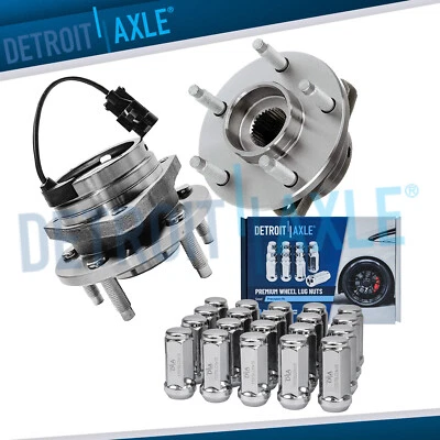 Buje y cojinetes de rueda delantera con tuercas de rueda de 20 piezas para Chevy Malibu HHR Cobalt G6 Foto 1 de 4