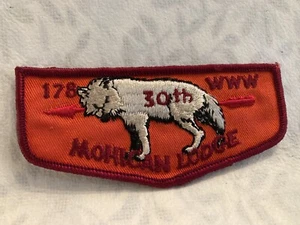 (jab-35) Boy Scouts- WWW - Mohican OA Lodge 178 - 30th anniversary flap - Picture 1 of 2