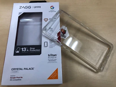 Lot of 50 Cases ZAGG l Gear4 Crystal Palace Case for Google Pixel 6A - Clear - Image 1 of 4