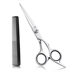 Hair Cutting Scissors, 6.5" Stainless Steel Barber Haircut Shears for Men/Woman - Picture 1 of 6