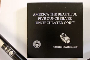 2019-P Marianna's America the Beautiful Five Ounce Silver Uncirculated (NUM5804) - Picture 1 of 5