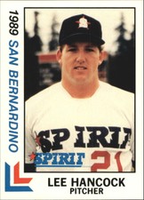 1989 San Bernardino Spirit Best #16 Lee Hancock