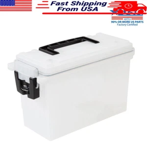 Durable Plastic Translucent Locking Utility Tool Box Portable Storage Helper New - Picture 1 of 4