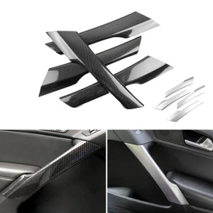 ABS 4x Inner Door Pull Armrest Panel Handle Cover Trim For VW Tiguan 2008-2016 - Picture 1 of 11