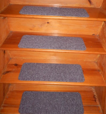 15 = Paso 8'' x 24'' + 1 aterrizaje 24" x 24" alfombra peldaños escalera interior alfombra Foto 1 de 4