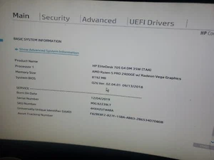 HP EliteDesk 705 G4 DM 35W Mini Desktop Ryzen 5 Pro 2400GE| 8GB RAM|240gb SSD  - Picture 1 of 5