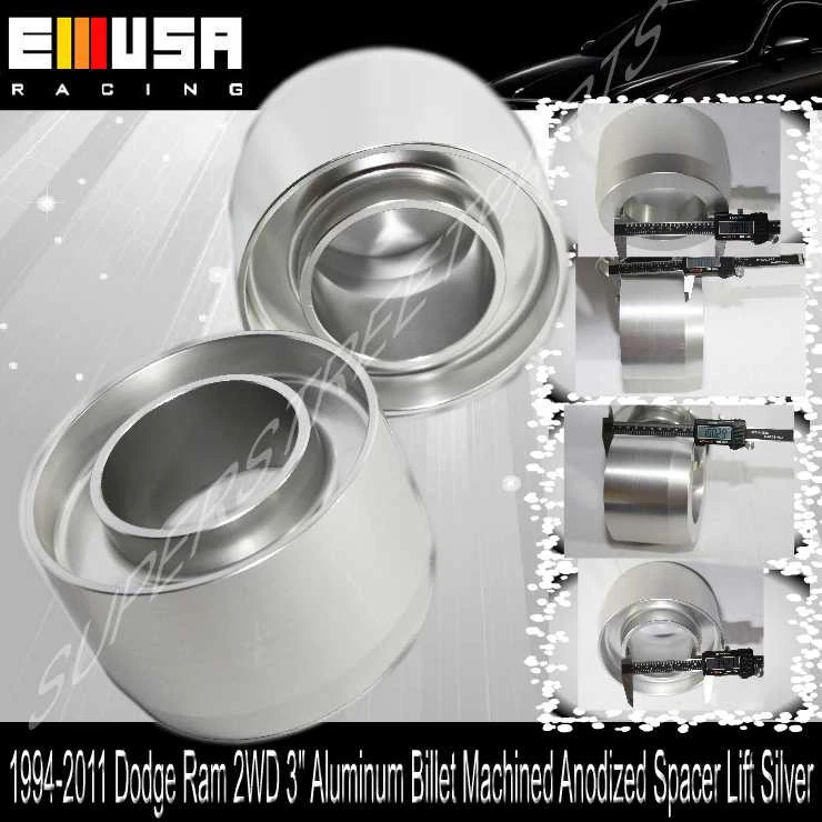 3" Front Spacer Lift Silver FITS 94-06 Dodge Ram 1500/94-11 Dodge Dakota 2WD  - Image 1 of 4