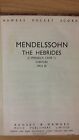 Mendelssohn: The Hebrides (Fingal's Cave): Music Score