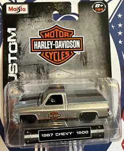 Camioneta pickup Maisto 1987 Chevy 1500 Harley Davidson H-D Chevrolet coleccionable TB - Imagen 1 de 1