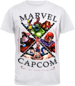 Marvel vs Capcom Brawlers T-Shirt MP025MS3 - Picture 1 of 4