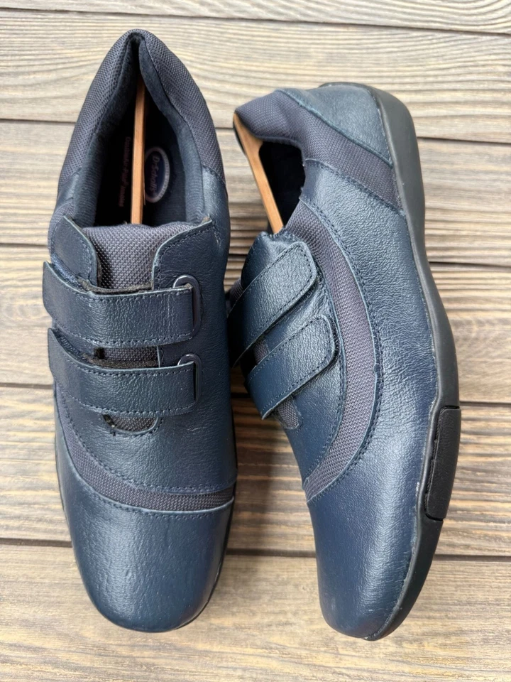 Zapatillas deportivas Dr. Scholls para mujer azul marino cómodas con correas talla 10M Foto 1 de 4