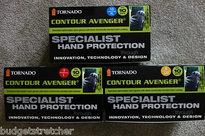 Guanti da lavoro TORNADO Contour Avenger Special leggeri CE EN388