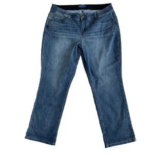 Pantalones de mezclilla Democracy Ab Solution para mujer talla 20W azul novia elástico Coolmax - Imagen 1 de 9