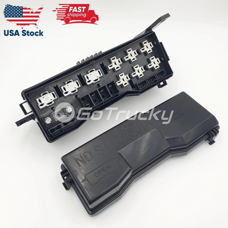 Fuse Relay Box + Cover for ISUZU NPR NQR NPR-HD NRR 94-07 - Image 1 of 4