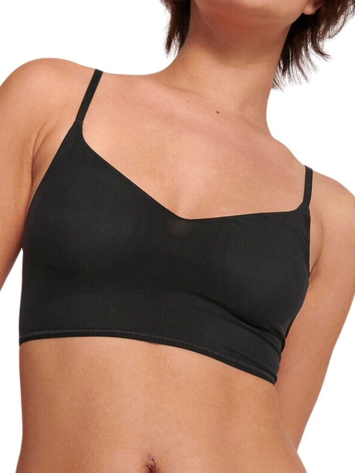 XS (8) Sloggi Top V Neck Soft ADAPT Sheer Mesh Moulded Soft Multiway Underwear - Image 1 of 4