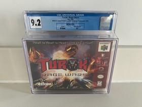 Turok: Rage Wars (Nintendo 64, N64) CGC 9.2 A+ New Sealed Graded WATA VGA PSA
